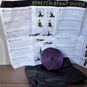 Yoga strap stretch straps for physical therapy